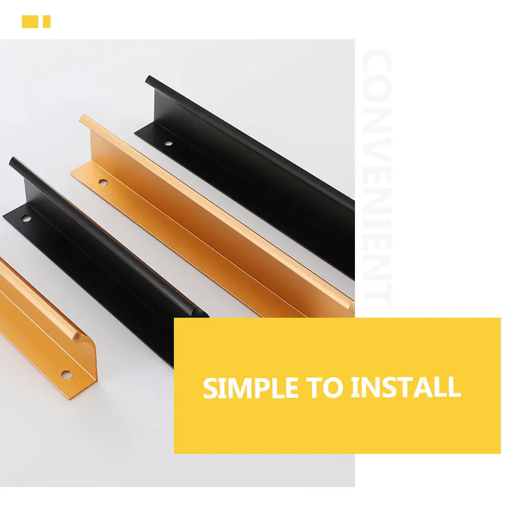 4pcs Invisible Cabinet Handles Prime Aluminium Alloy Pull Handles for Kitchen Cabinets Dressing Table Modern Furniture Handle 
4pcs Invisible Cabinet Handles Prime Aluminium Alloy Pull Handles for Kitchen Cabinets Dressing Table Modern Furniture Handle