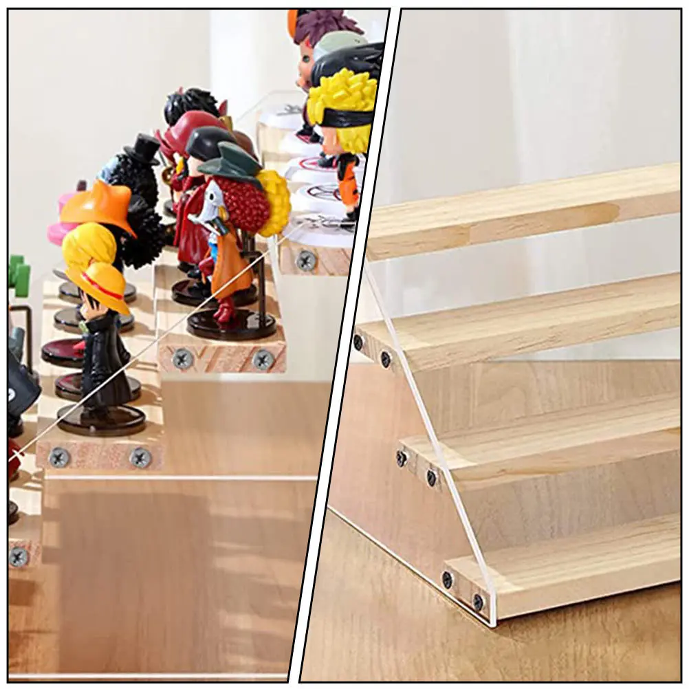 Wood Display Rack Acrylic Wood Multi-Layer Stepped Display Shelf Desktop Organizer for Cake Cosmetics Jewelry Collections
Wood Display Rack Acrylic Wood Multi-Layer Stepped Display Shelf Desktop Organizer for Cake Cosmetics Jewelry Collections