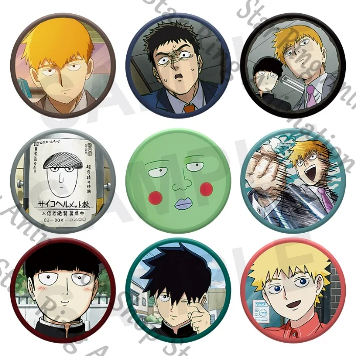 Mob Psycho 100 Mobu Saiko Hyaku Anime Badge Laser Tinplate Emblem Brooch Random Cospaly Cartoon Gift
Mob Psycho 100 Mobu Saiko Hyaku Anime Badge Laser Tinplate Emblem Brooch Random Cospaly Cartoon Gift