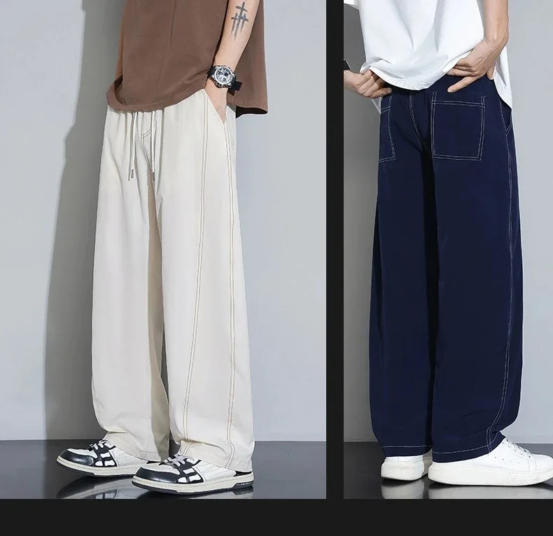 Men's Denim Pants Vintage Washing Wide Leg Loose Jeans Casual Straight American Style Male Trousers New 2026
Men's Denim Pants Vintage Washing Wide Leg Loose Jeans Casual Straight American Style Male Trousers New 2026