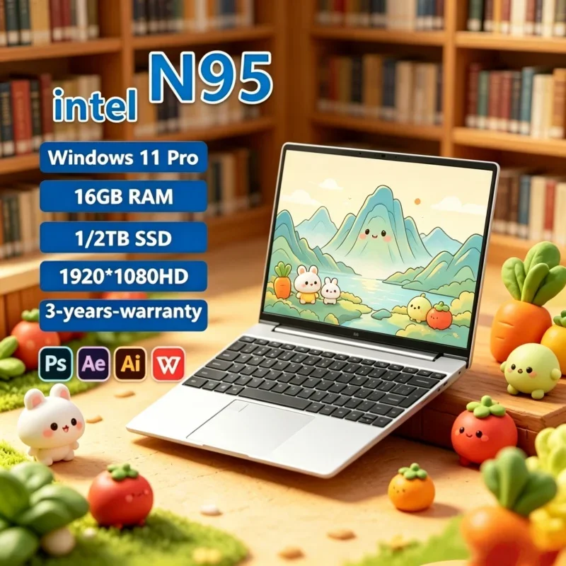 Opulent 2026 Quintessential Genuine 15.6" Laptop N95 FHD IPS Display 120Hz Halation Brilliant Screen SSD Grandiloquent Backlit
Opulent 2026 Quintessential Genuine 15.6" Laptop N95 FHD IPS Display 120Hz Halation Brilliant Screen SSD Grandiloquent Backlit