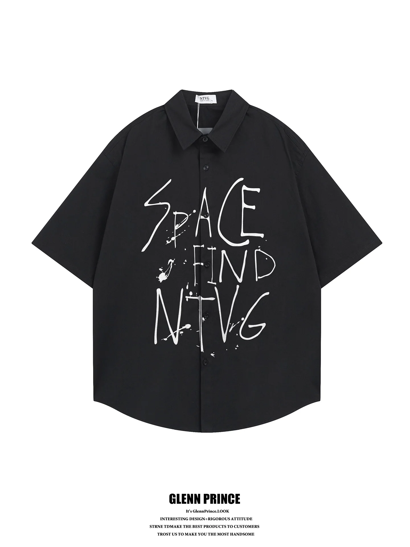 GPstudio American Hip Hop Graffiti Letter Print Short Sleeve Men's Summer Oversize Boyfriend Style Shirt Cotton Breathable Ca...
GPstudio American Hip Hop Graffiti Letter Print Short Sleeve Men's Summer Oversize Boyfriend Style Shirt Cotton Breathable Ca...