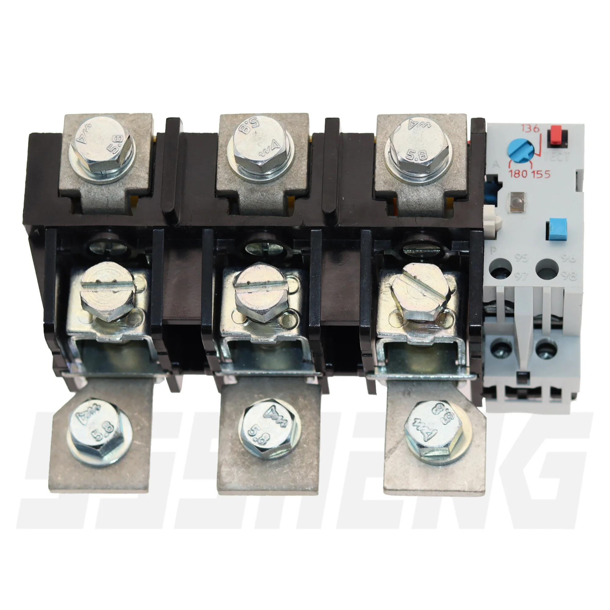 SSSHENG Magnetic Relay RTT-5-180 Overcurrent Relay 180A 1NO1NC IP20 Thermal Relay
SSSHENG Magnetic Relay RTT-5-180 Overcurrent Relay 180A 1NO1NC IP20 Thermal Relay