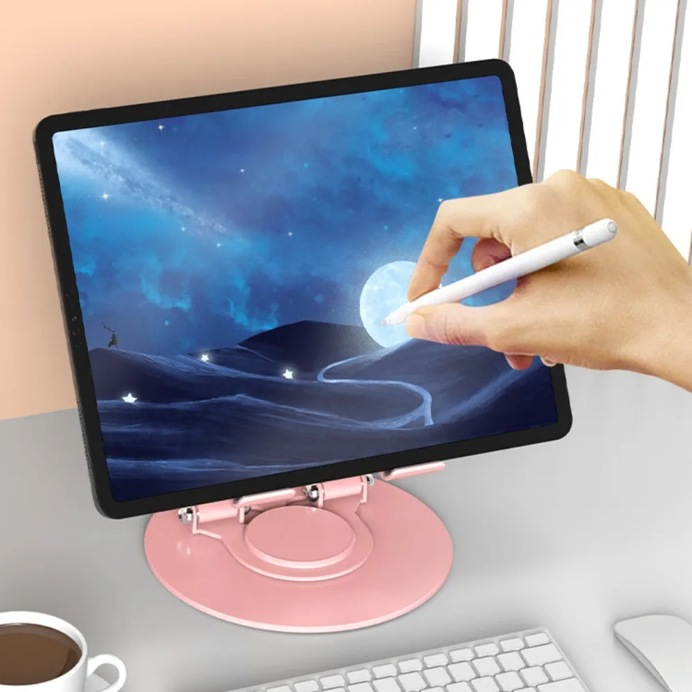 Carbon Steel Laptop Tablet Stand 360° Rotatable Reserved Charging Port Tablet Holder Anti-skidding Foldable Tablet Stand Base
Carbon Steel Laptop Tablet Stand 360° Rotatable Reserved Charging Port Tablet Holder Anti-skidding Foldable Tablet Stand Base