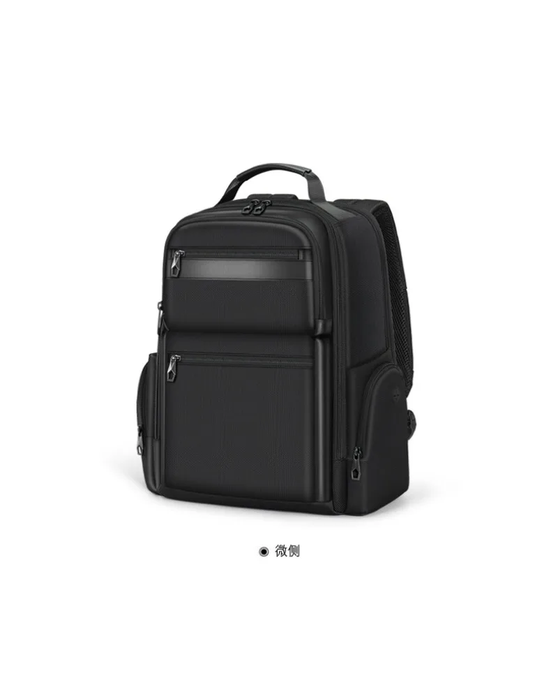 Black multi zipper business laptop backpack with structured design water resistant fabric suitable for office commute work trips
Black multi zipper business laptop backpack with structured design water resistant fabric suitable for office commute work trips