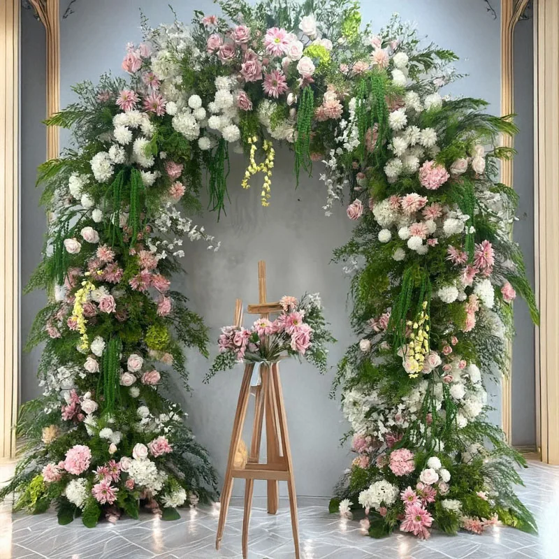 Белый Розовый Цвет Схема Пасторальный Стиль Односторонняя Арка Цветочная Композиция Открытый Газон Свадебное Украшение Искусственные Цветы
Белый Розовый Цвет Схема Пасторальный Стиль Односторонняя Арка Цветочная Композиция Открытый Газон Свадебное Украшение Искусственные Цветы