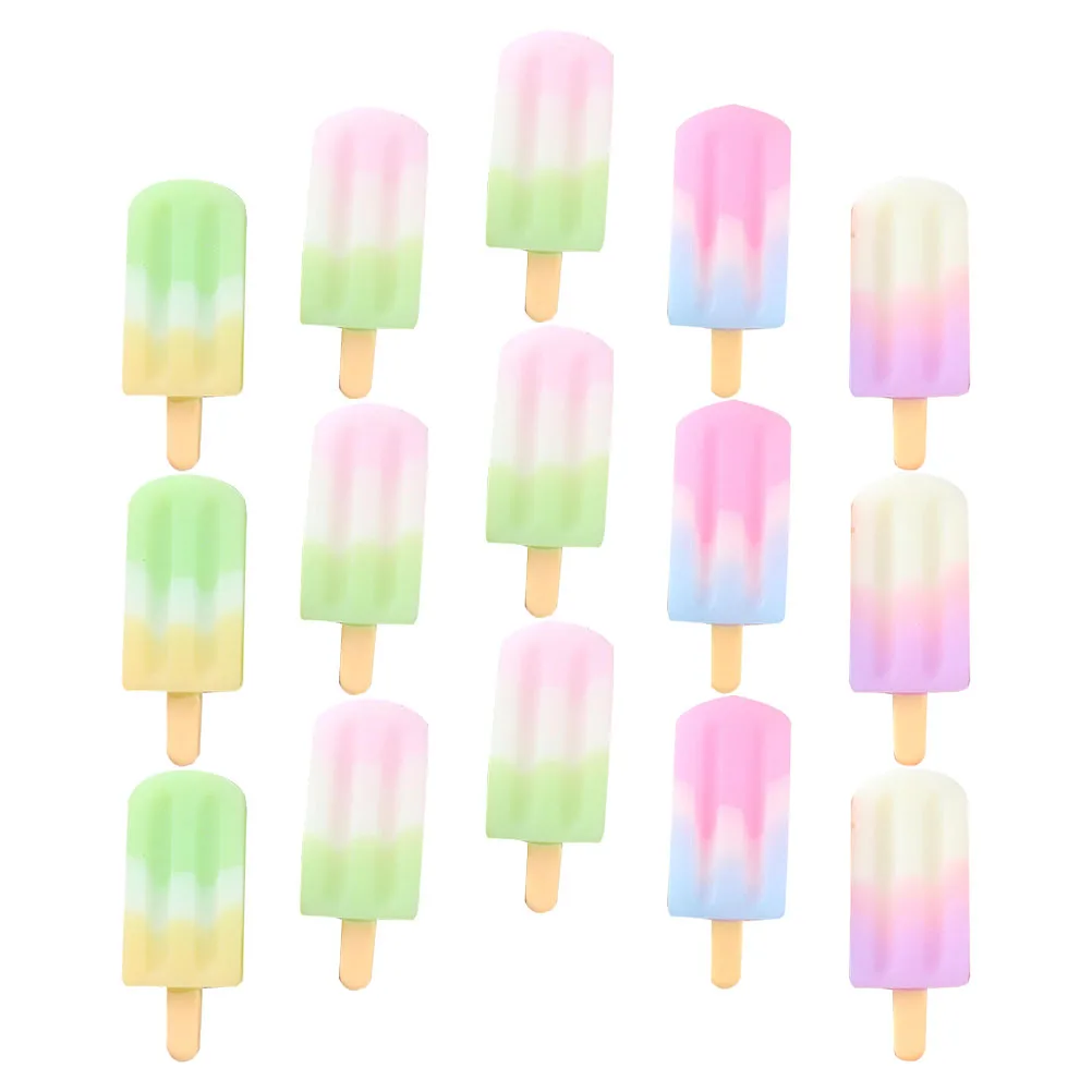 15 Pcs Simulation Ice Cream Simulated Figurine Decoration Candy Popsicle Miniature Small Fake Charms Multicolor Artificial
15 Pcs Simulation Ice Cream Simulated Figurine Decoration Candy Popsicle Miniature Small Fake Charms Multicolor Artificial