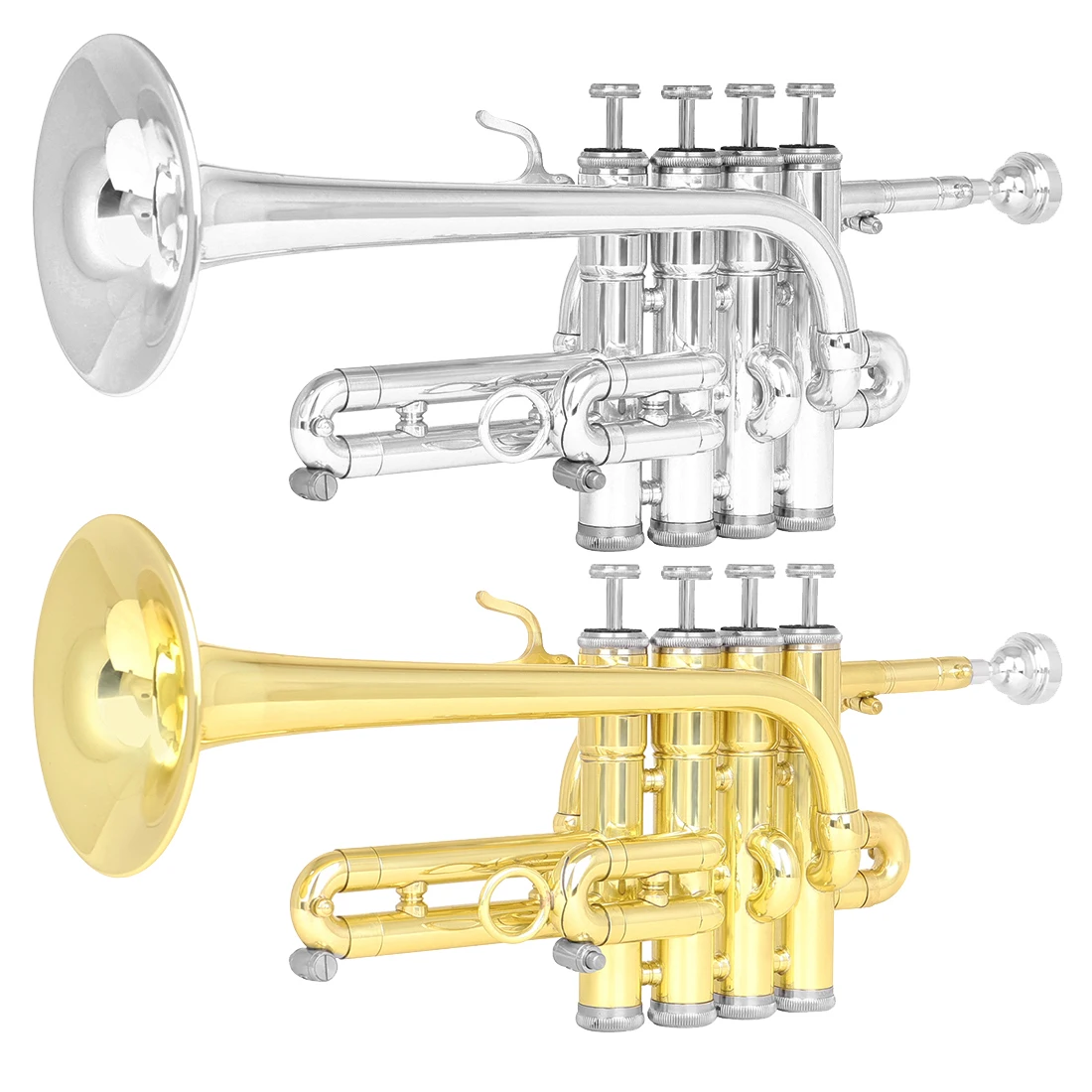 Professional OEM Wind Instrument 4 Keys Bb Tuning Variable Soprano Piccolo Trumpet With Case
Professional OEM Wind Instrument 4 Keys Bb Tuning Variable Soprano Piccolo Trumpet With Case