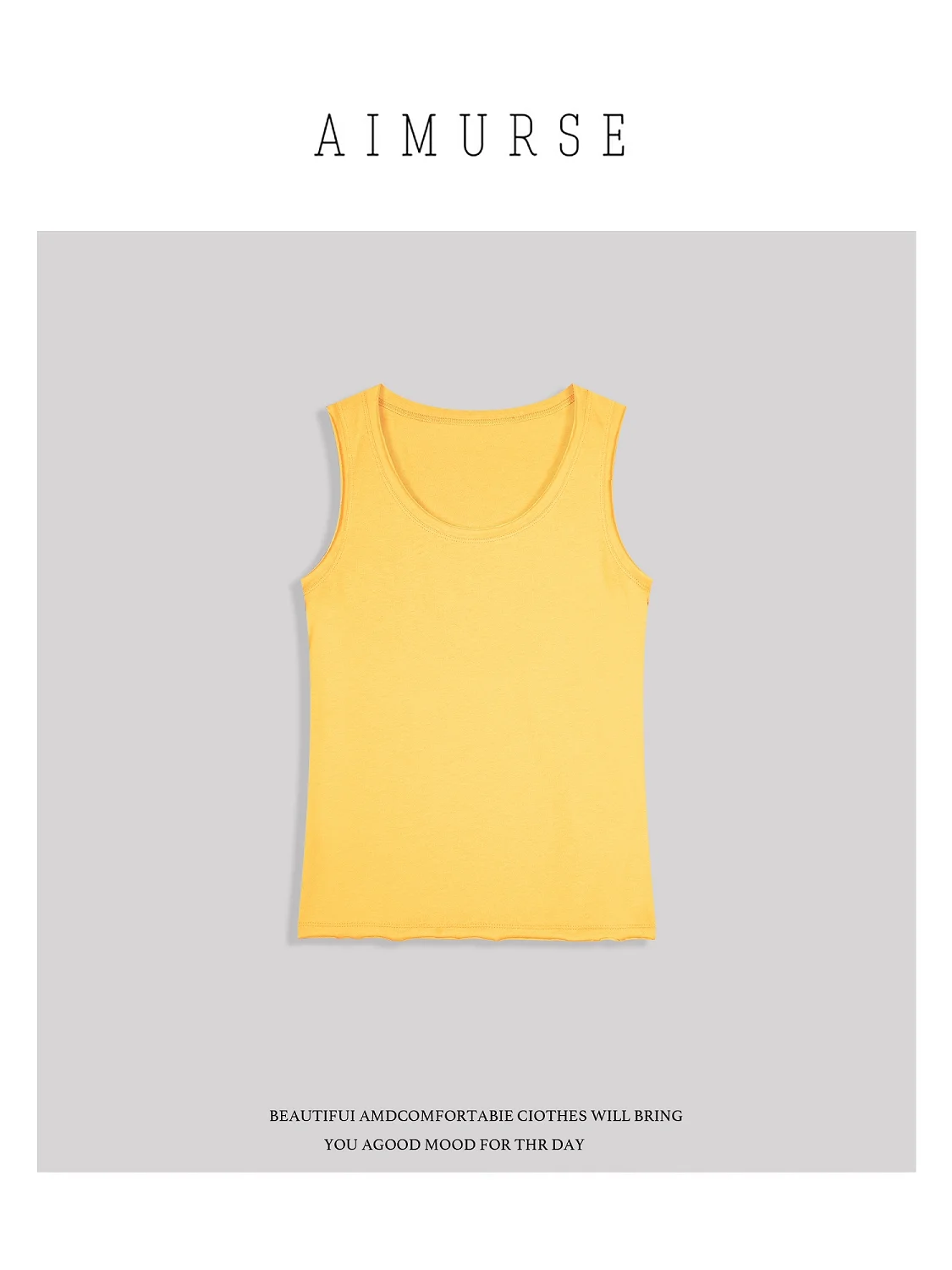 AIMURSE Women's Slim Fit Cotton Vest Layering Base Layer Shirt Casual Comfortable Breathable round Neck Home Office Wear
AIMURSE Women's Slim Fit Cotton Vest Layering Base Layer Shirt Casual Comfortable Breathable round Neck Home Office Wear