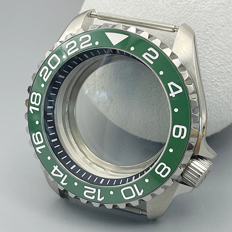 42mm NH35 Case SKX007 Case With Ceramic Watch Insert Ring Dome Double Sapphire Glass For NH36 7S26 4R Movement Watch Accessories
42mm NH35 Case SKX007 Case With Ceramic Watch Insert Ring Dome Double Sapphire Glass For NH36 7S26 4R Movement Watch Accessories
