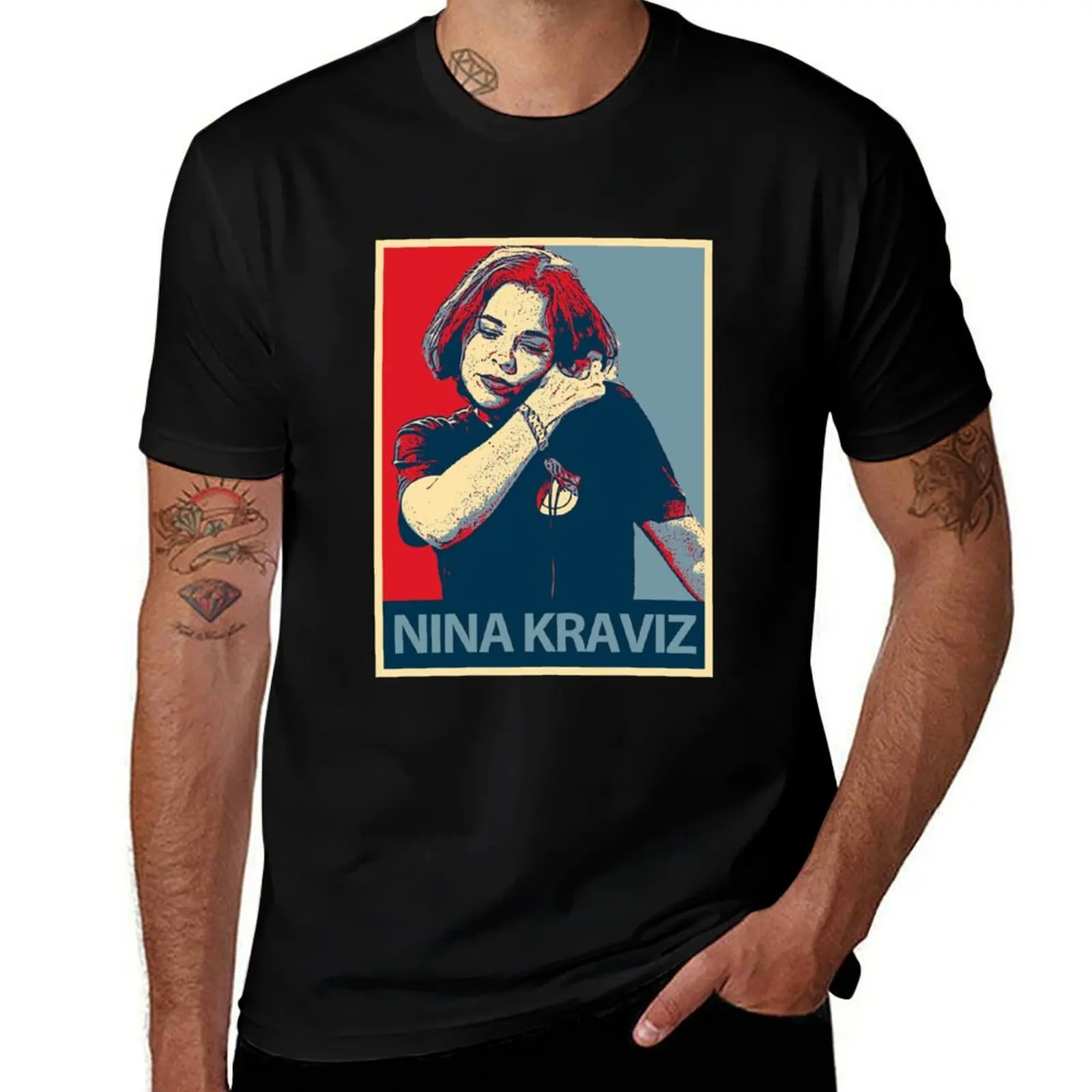 NINA KRAVIZ T-Shirt Fitness Quick Dry Short Sleeve Top
NINA KRAVIZ T-Shirt Fitness Quick Dry Short Sleeve Top