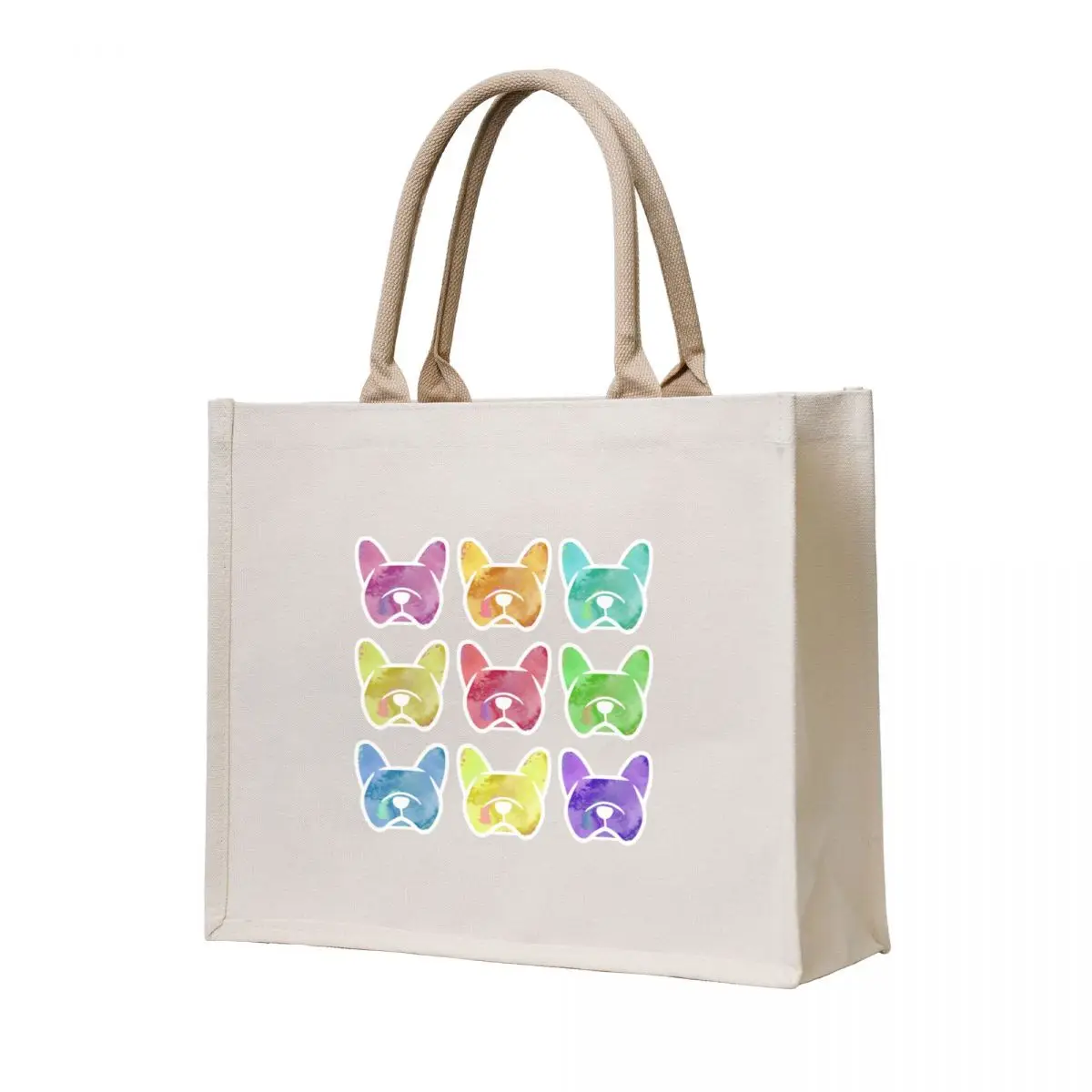 Crayon box watercolor French Bulldogs - Frenchies in rainbow colors - bright French Bulldogs Tote Bag Shopper handbag
Crayon box watercolor French Bulldogs - Frenchies in rainbow colors - bright French Bulldogs Tote Bag Shopper handbag
