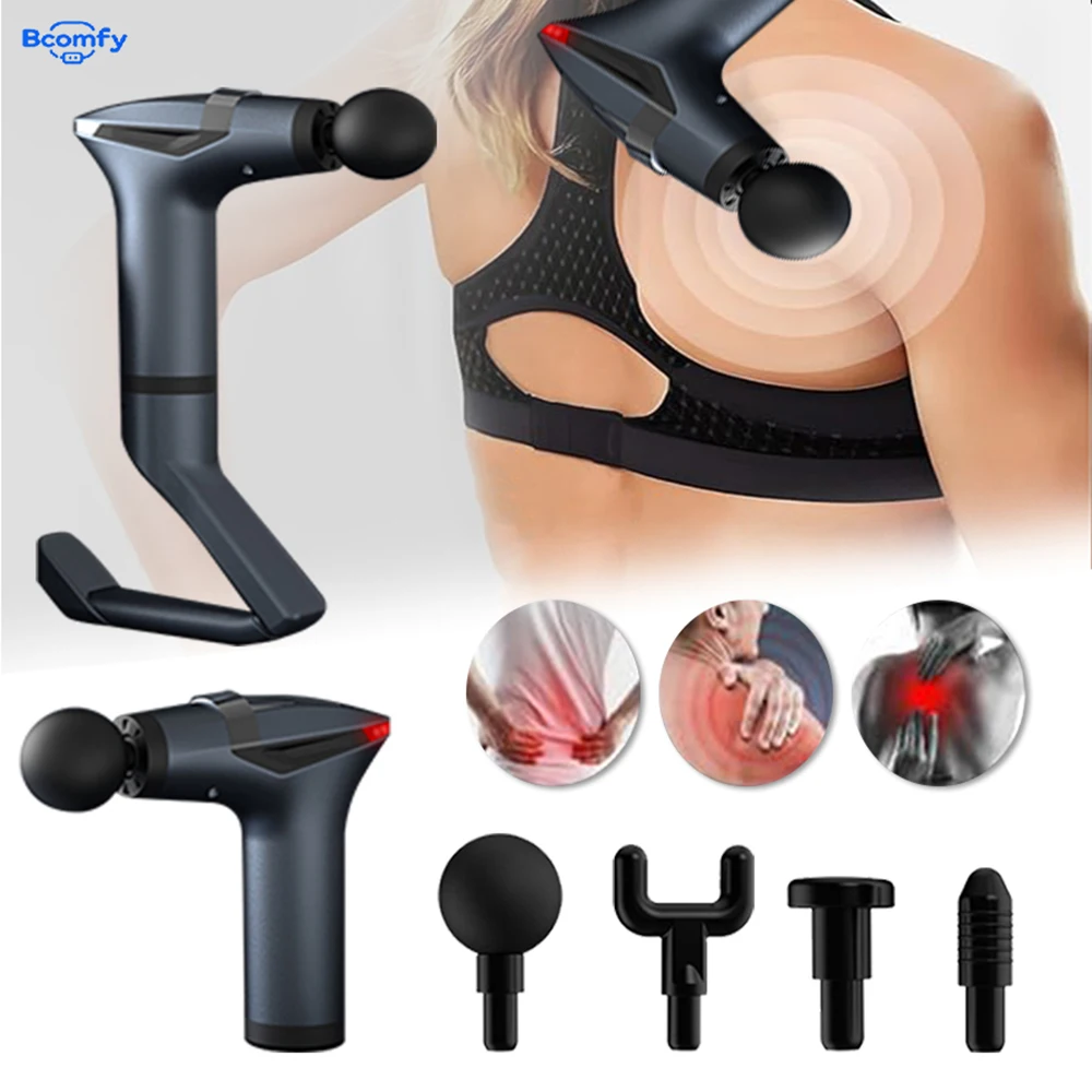 Portable Massage Gun with Extended Handle Professional Electric Fascia Gun for Deep Tissue Muscle Body Massage Relaxation
Portable Massage Gun with Extended Handle Professional Electric Fascia Gun for Deep Tissue Muscle Body Massage Relaxation