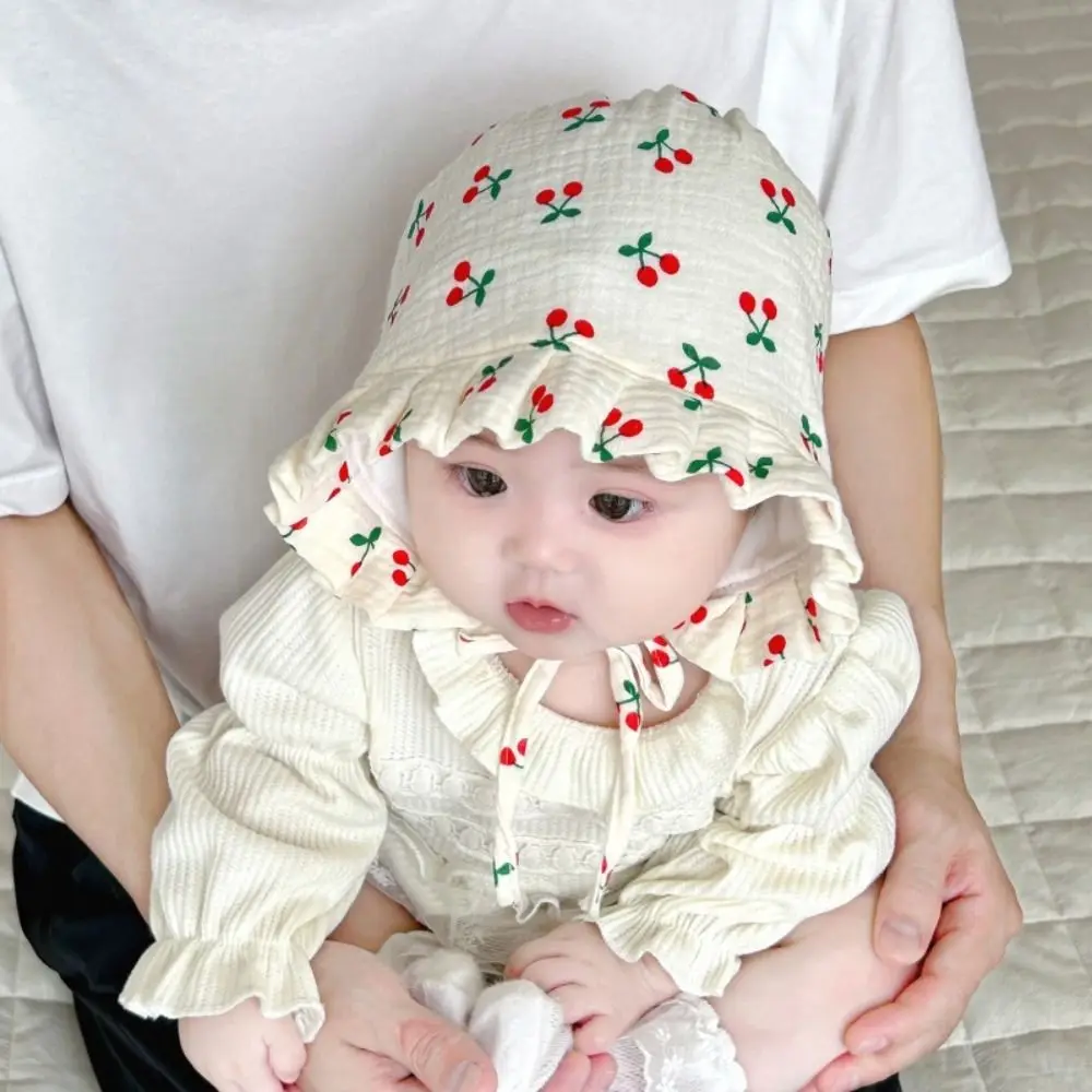 Cartoon Korean Baby Fetal Cap Flower Cherry Print Soft Cotton Newborn Sun Hat Princess New Infant Beanie Cap 2-12 Months
Cartoon Korean Baby Fetal Cap Flower Cherry Print Soft Cotton Newborn Sun Hat Princess New Infant Beanie Cap 2-12 Months
