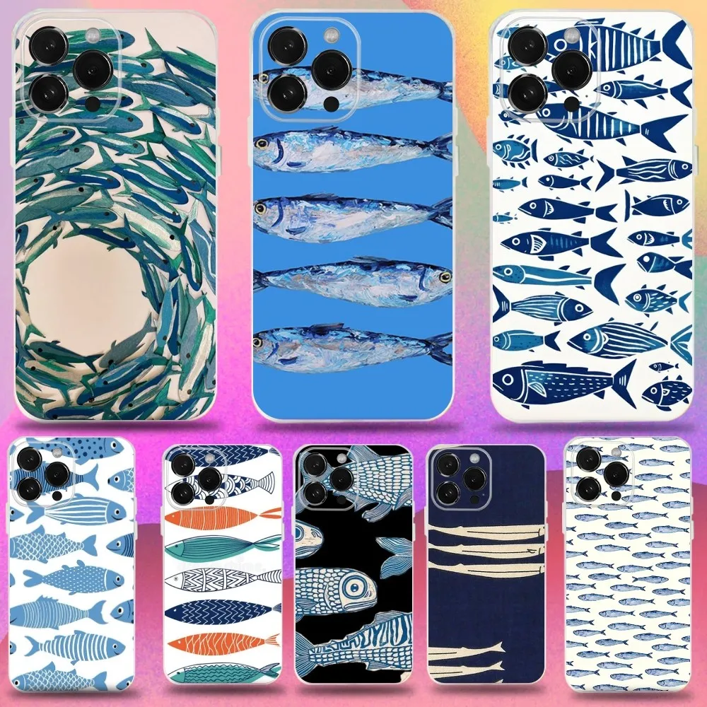Sardines Fish Art Phone Case For iPhone 16,15,14,13,12,11 Pro,Max,Plus,X,XS,XR,SE,Mini Transparent Silicone Soft
Sardines Fish Art Phone Case For iPhone 16,15,14,13,12,11 Pro,Max,Plus,X,XS,XR,SE,Mini Transparent Silicone Soft