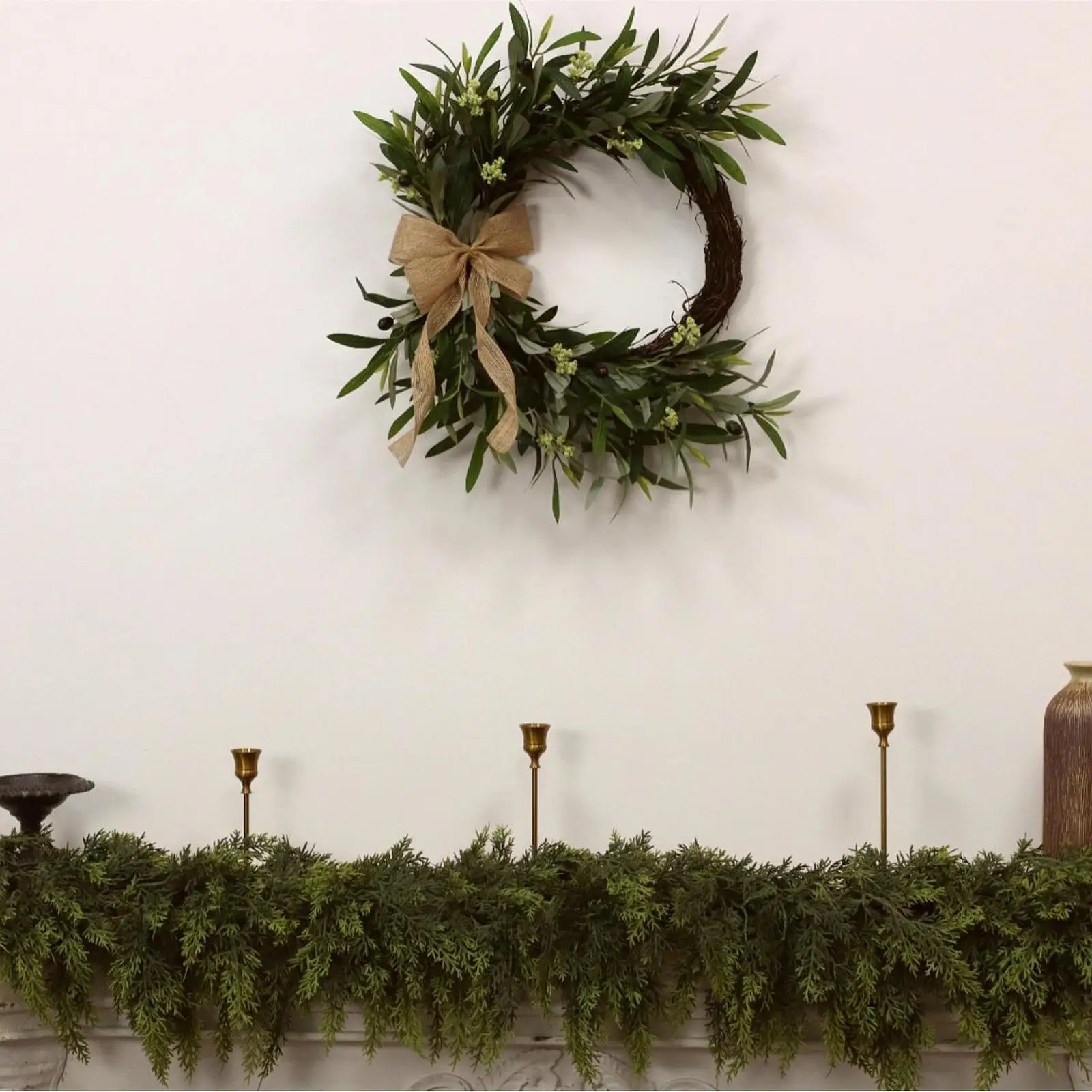 Artificial Olive Wreath Greenery Wreath Multifunctional Seasonal Handmade
Artificial Olive Wreath Greenery Wreath Multifunctional Seasonal Handmade