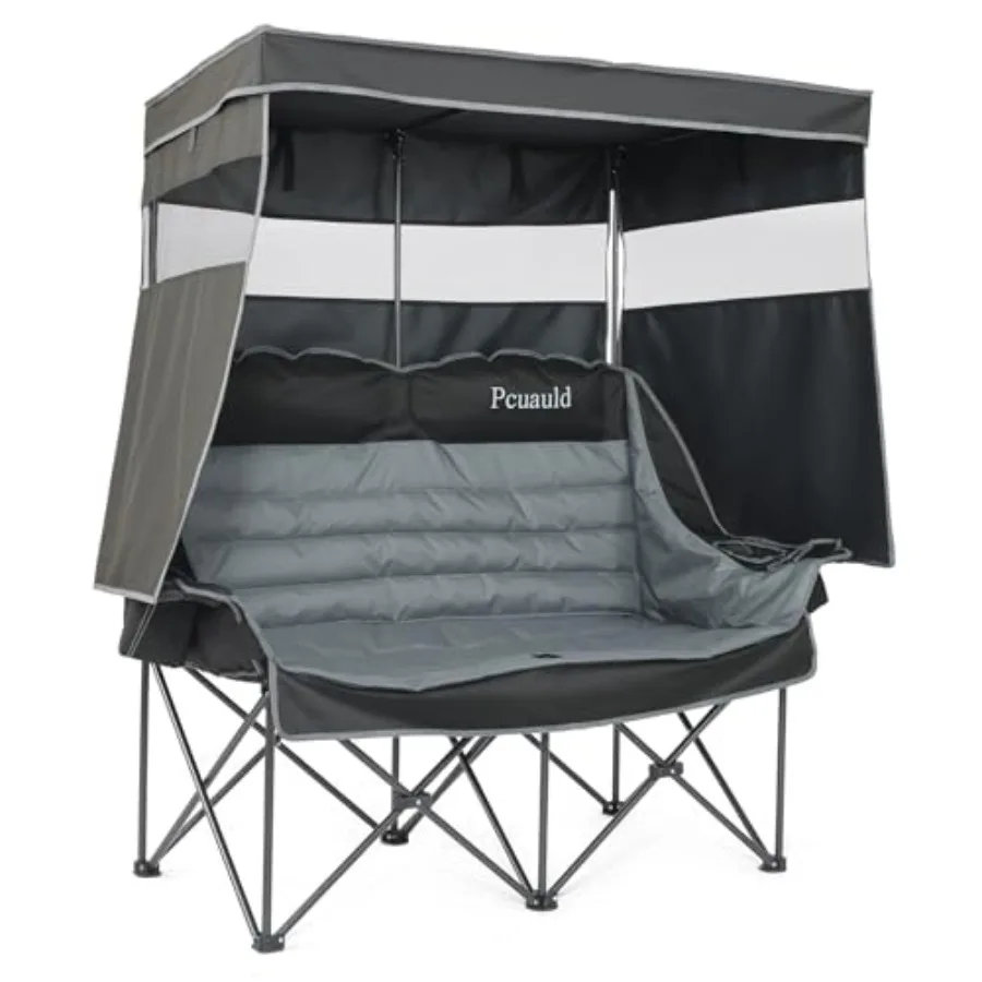 Double Camping Chair with Canopy Heavy Duty 2 Person Folding Loveseat with Shade Portable High Back Oversized Outdoor Camping C
Double Camping Chair with Canopy Heavy Duty 2 Person Folding Loveseat with Shade Portable High Back Oversized Outdoor Camping C