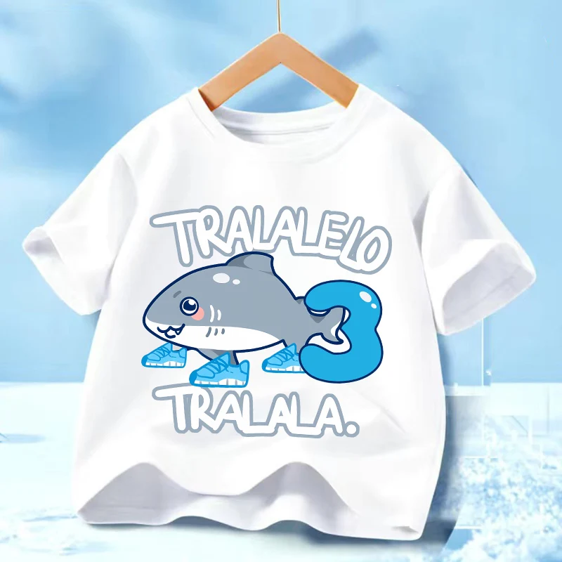 Italian Brainrot Birthday T-shirt Children Clothing Tung Tung Tung Sahur Cartoon Anime Short Sleeve Telala Shark Trendy Cool Tee
Italian Brainrot Birthday T-shirt Children Clothing Tung Tung Tung Sahur Cartoon Anime Short Sleeve Telala Shark Trendy Cool Tee