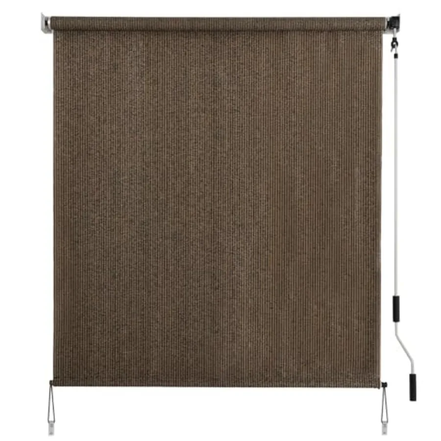 Outdoor Sunshade Roller Shade 6'W x 8'H 72" Wx96 H,Exterior Cordless Roll Up Shades Blinds, UV Protection Shade Cloth with Cran
Outdoor Sunshade Roller Shade 6'W x 8'H 72" Wx96 H,Exterior Cordless Roll Up Shades Blinds, UV Protection Shade Cloth with Cran