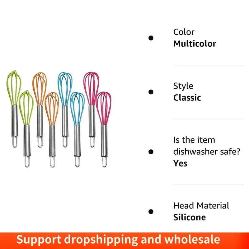 AA86 Silicone Egg Beater (8 Pieces), Egg Beater With Durable Easy Install Easy To Use
AA86 Silicone Egg Beater (8 Pieces), Egg Beater With Durable Easy Install Easy To Use
