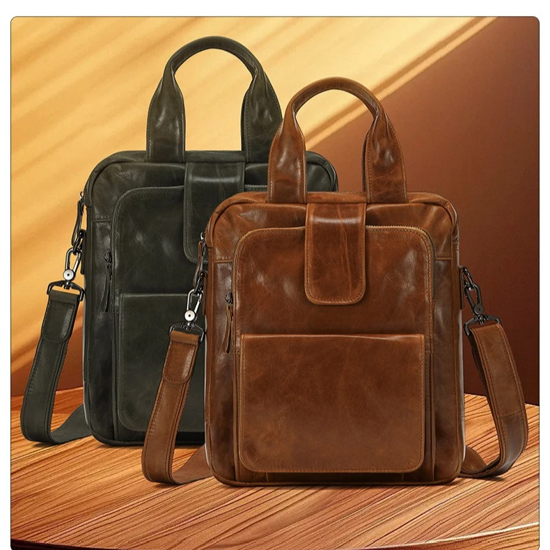 Real leather men's multi-functional crossbody bag with large capacity and vertical style, high-end business travel shoulder bag
Real leather men's multi-functional crossbody bag with large capacity and vertical style, high-end business travel shoulder bag