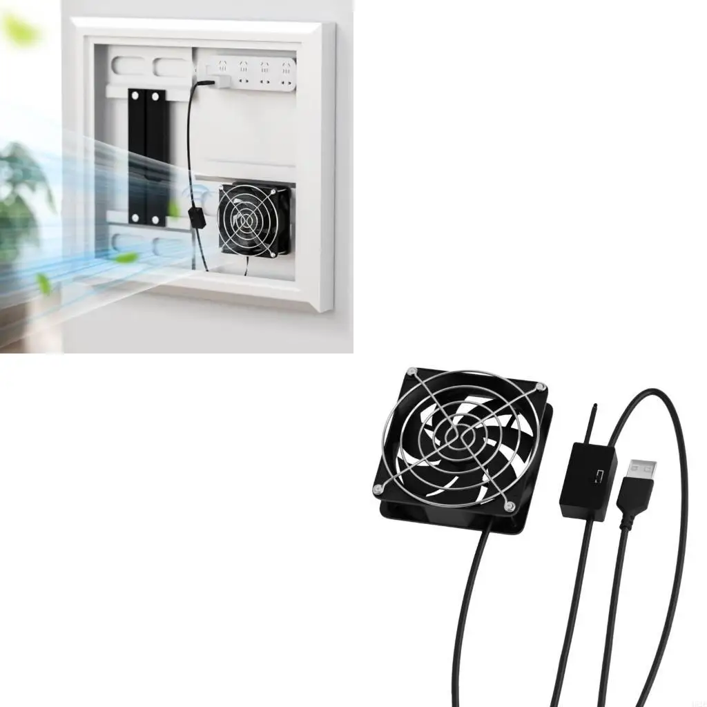 462E Automatic Temperature Sensing Cooling Fan USB 5V 8cm for Router and Console
462E Automatic Temperature Sensing Cooling Fan USB 5V 8cm for Router and Console