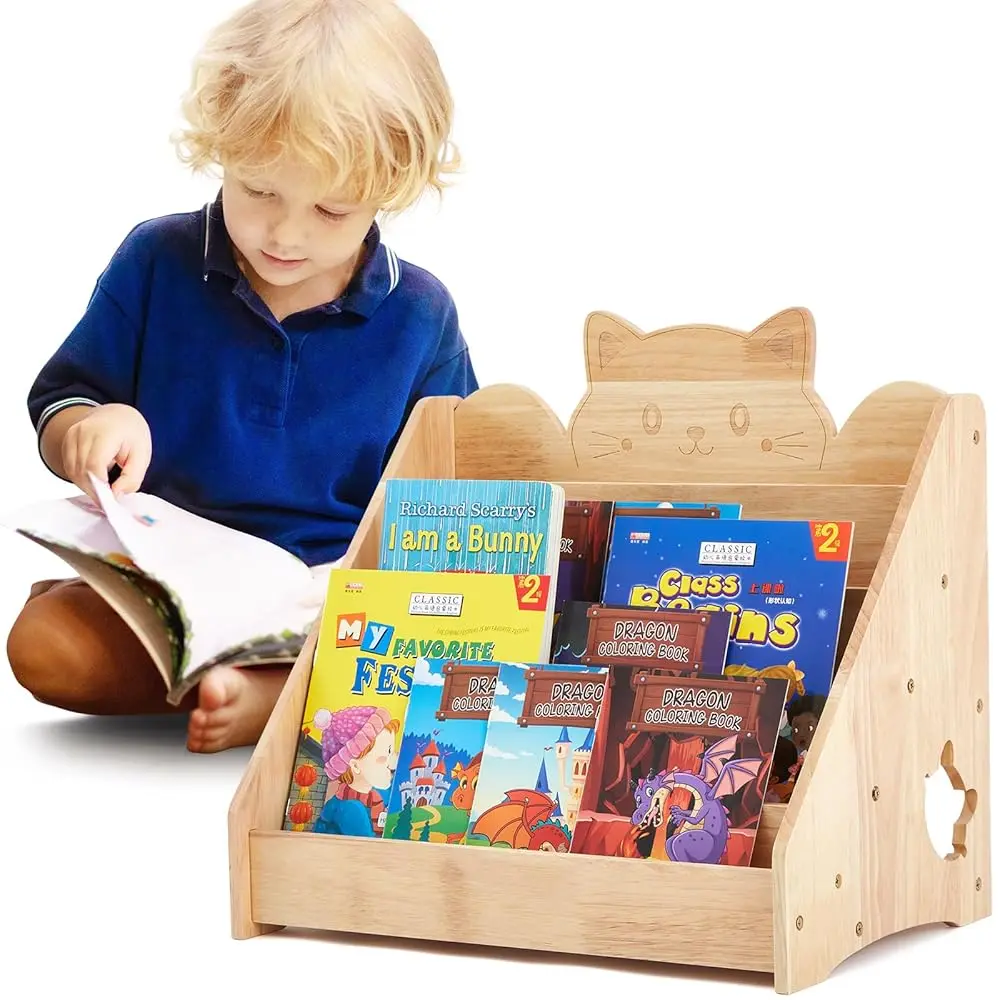 Kids Bookshelf 5 Tier Toddler Bookshelf Book Display Shelf Organizer Wood Bookcase With Chalkboard And Storage Kids Magazine Ra
Kids Bookshelf 5 Tier Toddler Bookshelf Book Display Shelf Organizer Wood Bookcase With Chalkboard And Storage Kids Magazine Ra