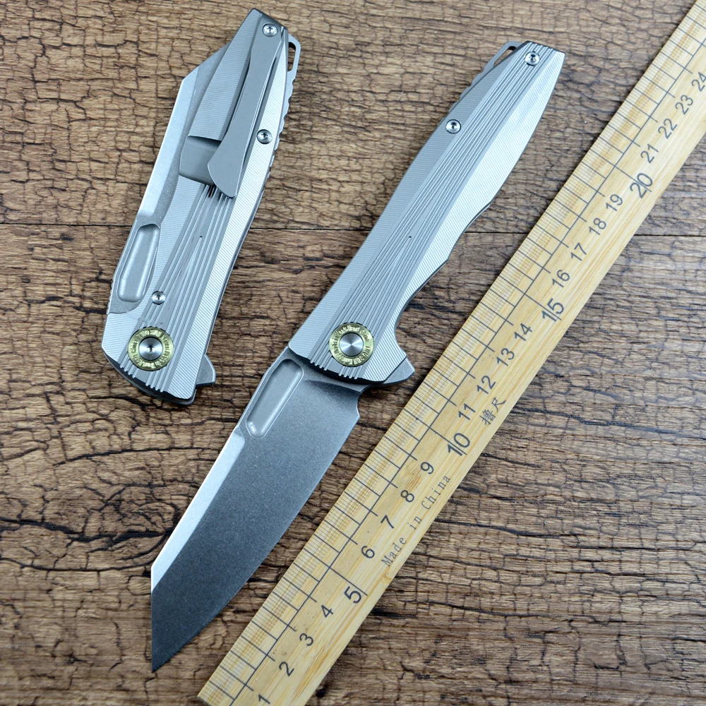 TWOSUN TS39 Outdoor Folding Knife M390 Blade Titanium TC4 Handle Camping Hunting EDC Gift Collections
TWOSUN TS39 Outdoor Folding Knife M390 Blade Titanium TC4 Handle Camping Hunting EDC Gift Collections