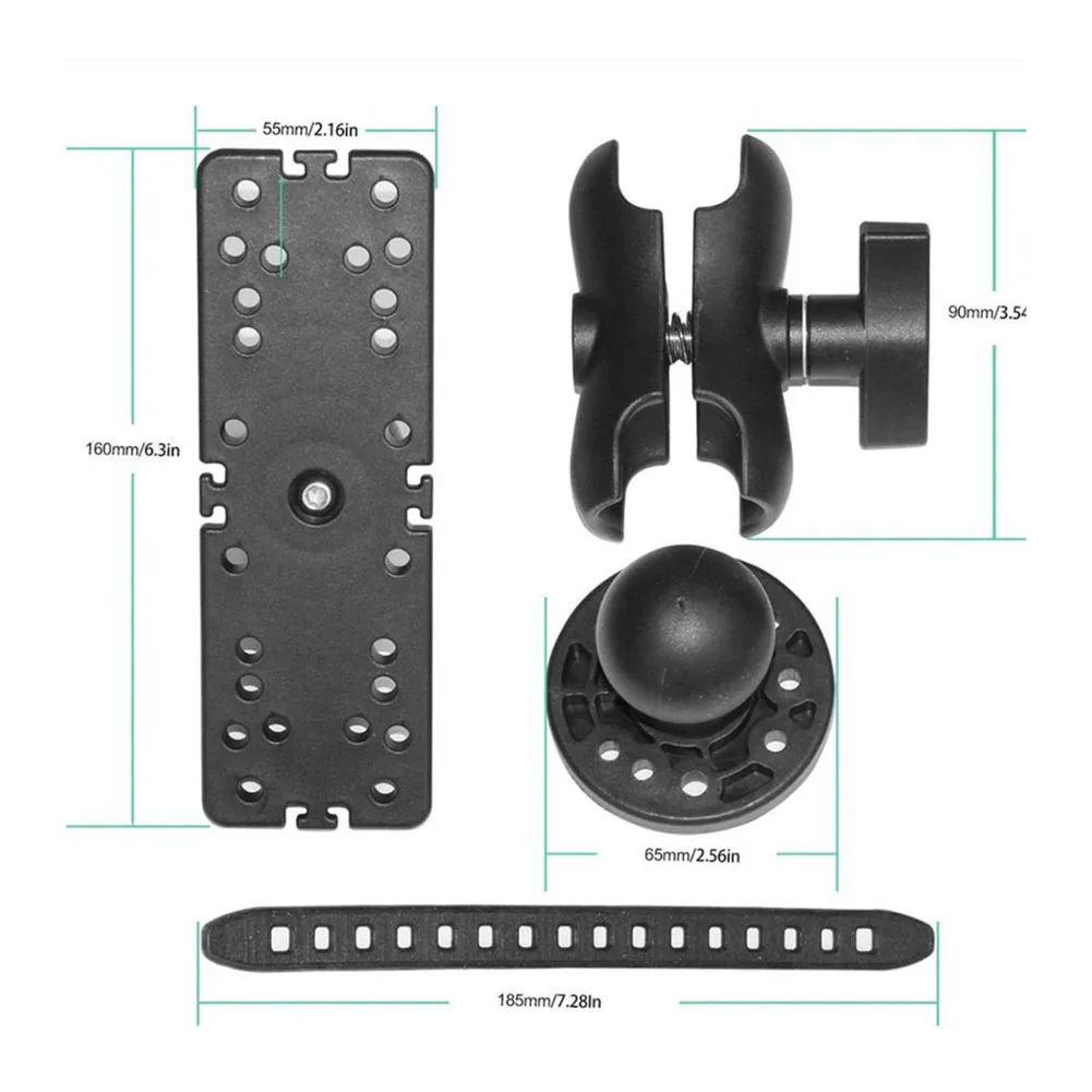 Black Nylon Stainless Steel Fish Finder Mounting Base For Kayak Canoe Raft Fishing Equipment Accessories Stable Holder
Black Nylon Stainless Steel Fish Finder Mounting Base For Kayak Canoe Raft Fishing Equipment Accessories Stable Holder