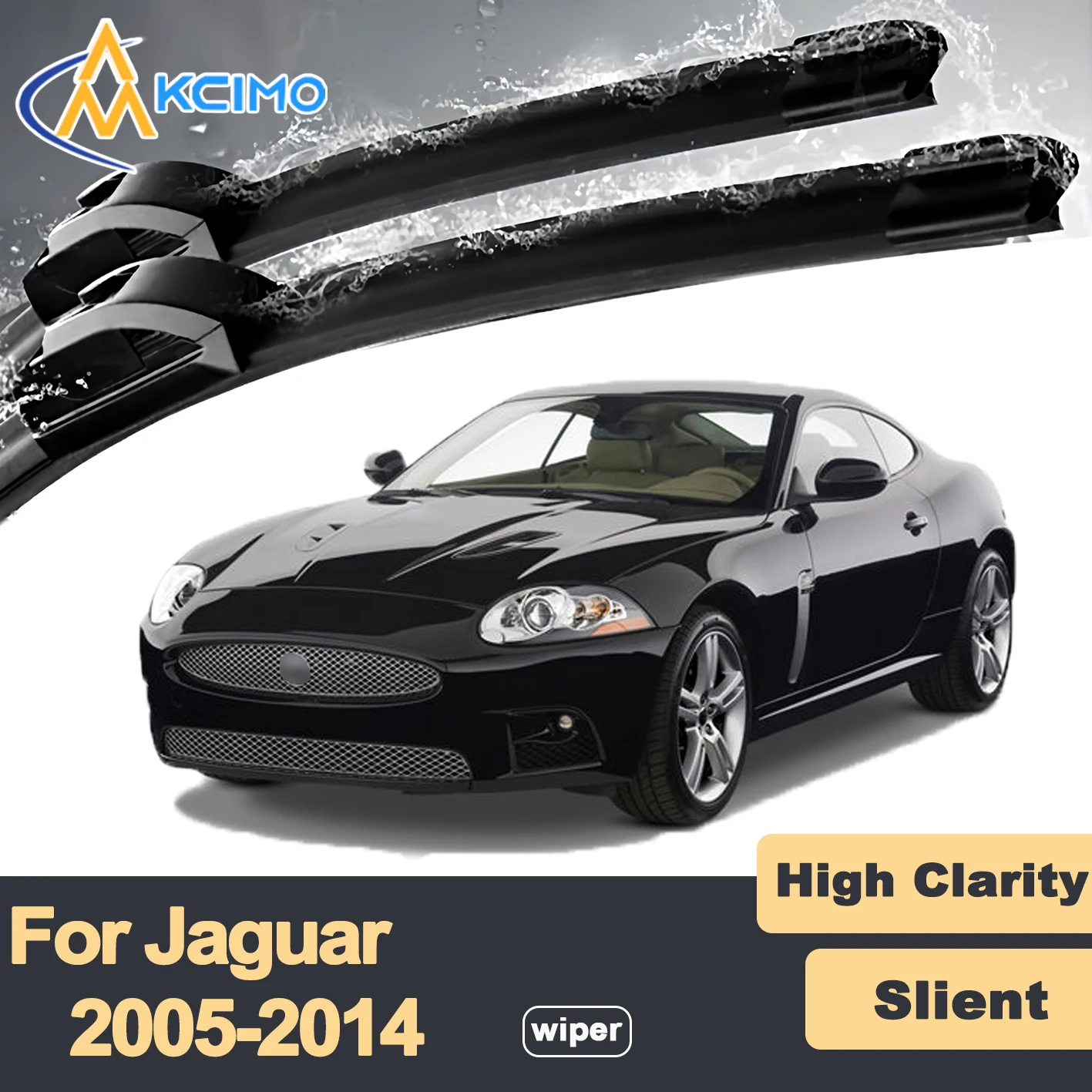 Premium Rubber Durable Silent Windshield Wiper Blades 2pcs for Jaguar XK XKR 2005-2014 X150
Premium Rubber Durable Silent Windshield Wiper Blades 2pcs for Jaguar XK XKR 2005-2014 X150
