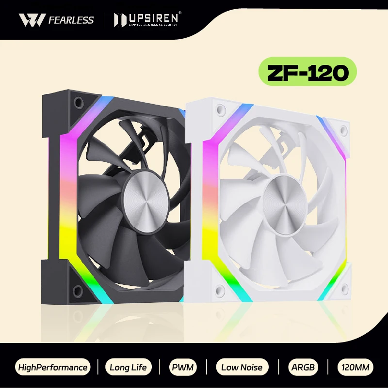UPSIREN ZF-120 Вентилятор для ПК ARGB 120 мм 4-контактный ШИМ Тихое охлаждение Вентилятор для корпуса компьютера 12 В Большой объем воздуха игровые аксессуары ventilador
UPSIREN ZF-120 Вентилятор для ПК ARGB 120 мм 4-контактный ШИМ Тихое охлаждение Вентилятор для корпуса компьютера 12 В Большой объем воздуха игровые аксессуары ventilador