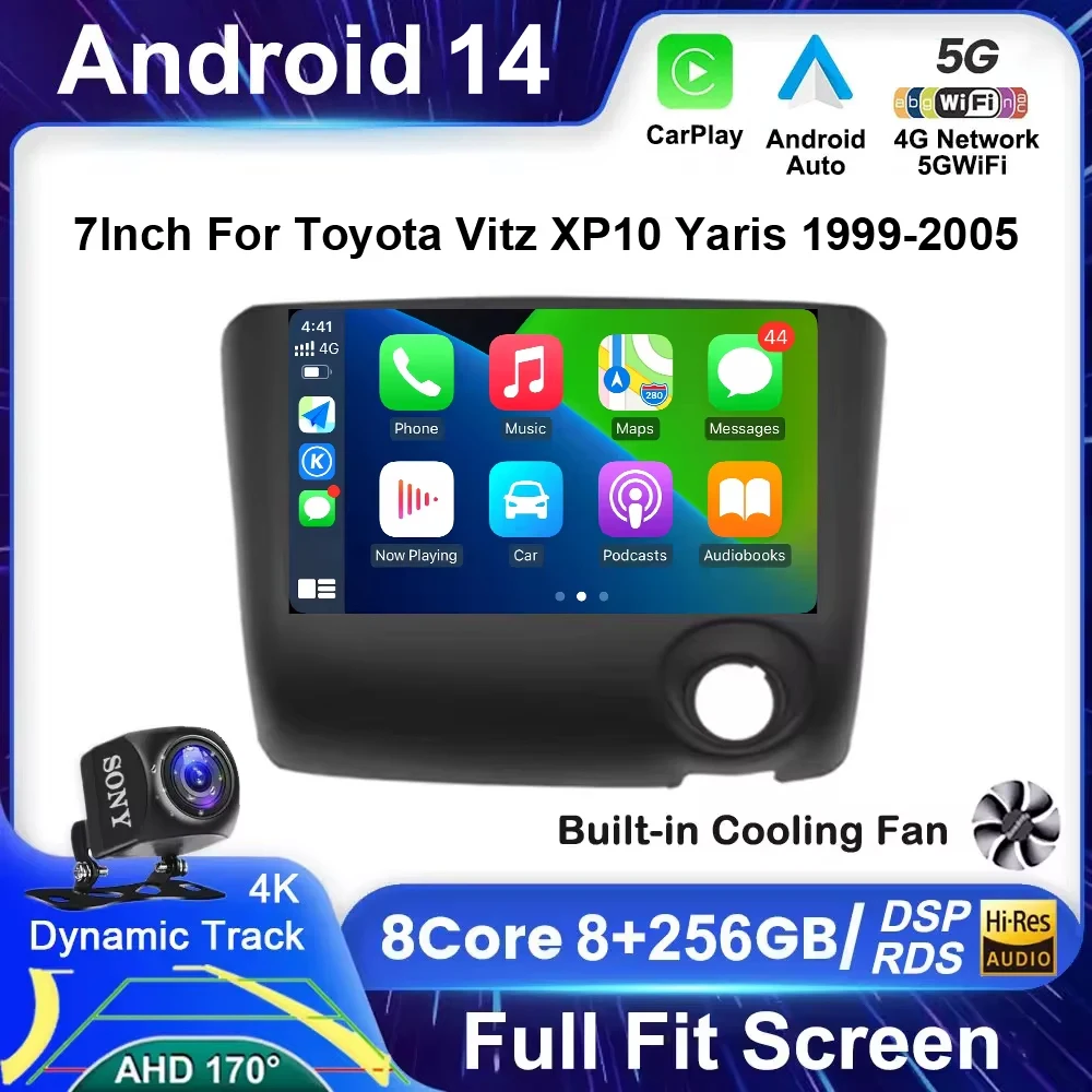 Автомагнитола, мультимедийный плеер Android 14 для Toyota Vitz XP10 Yaris Platz Echo 1999-2005, навигация Carplay, GPS, автомобильный видеоплеер Raido
Автомагнитола, мультимедийный плеер Android 14 для Toyota Vitz XP10 Yaris Platz Echo 1999-2005, навигация Carplay, GPS, автомобильный видеоплеер Raido