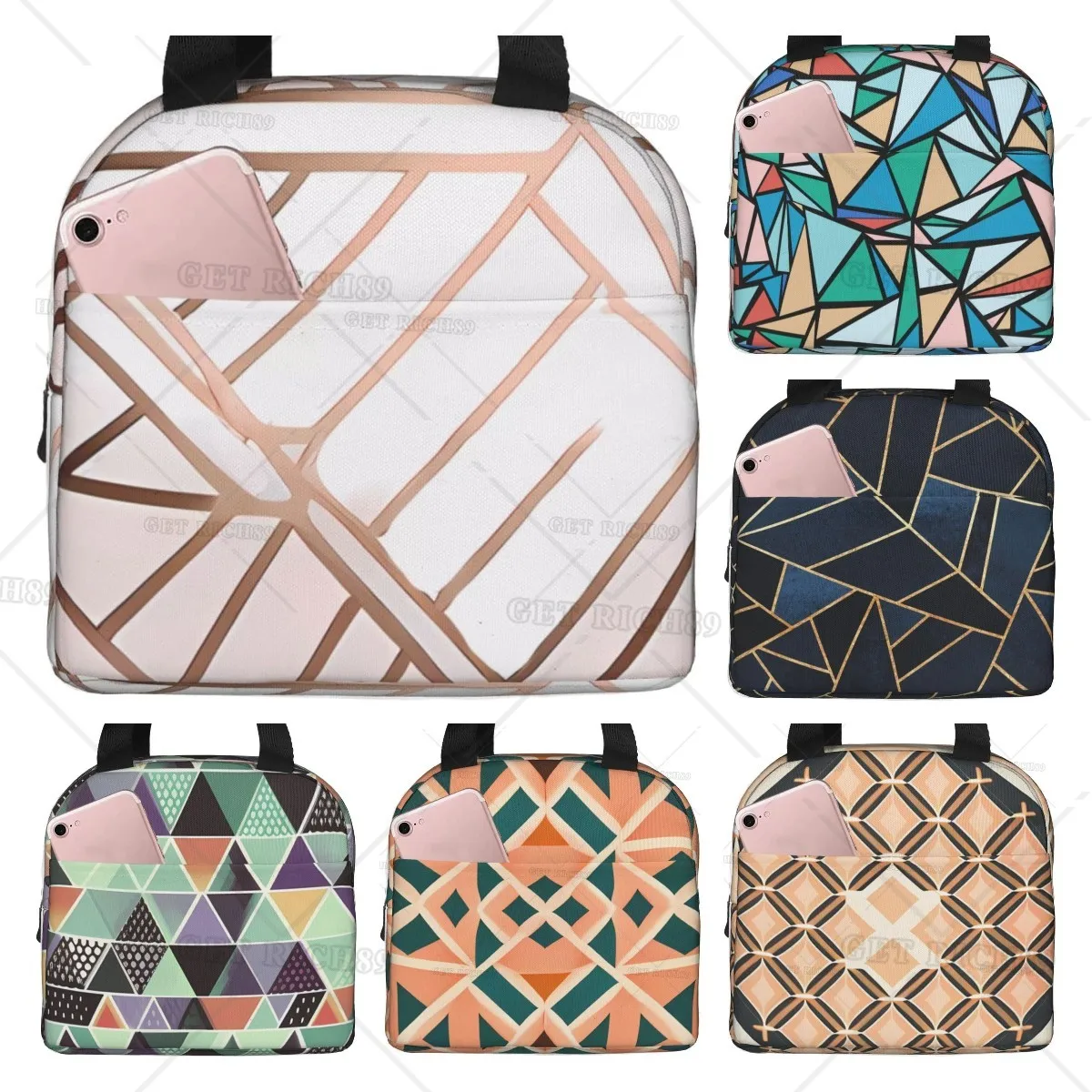 Symetrical and Geometric Design Style Insulated Lunch Bag - Versatile Lunch Box for Men and Women for Outdoor Activities
Symetrical and Geometric Design Style Insulated Lunch Bag - Versatile Lunch Box for Men and Women for Outdoor Activities