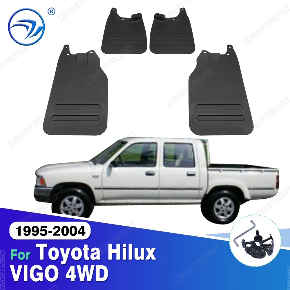 4 шт. прочные брызговики из АБС-пластика для Toyota Hilux Vigo 4WD 1995-2004 2000 2001 2002 2003 автомобильные брызговики защита крыльев автоаксессуары
4 шт. прочные брызговики из АБС-пластика для Toyota Hilux Vigo 4WD 1995-2004 2000 2001 2002 2003 автомобильные брызговики защита крыльев автоаксессуары
