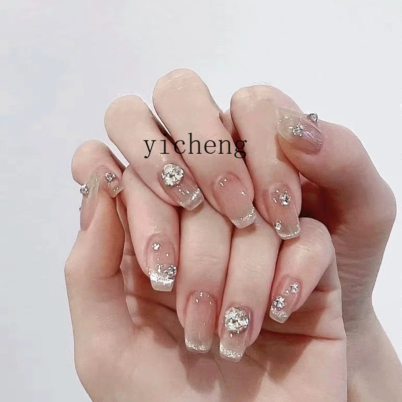 XL pure handmade manicure cat eye wearing nail high-end medium and long exquisite nude
XL pure handmade manicure cat eye wearing nail high-end medium and long exquisite nude