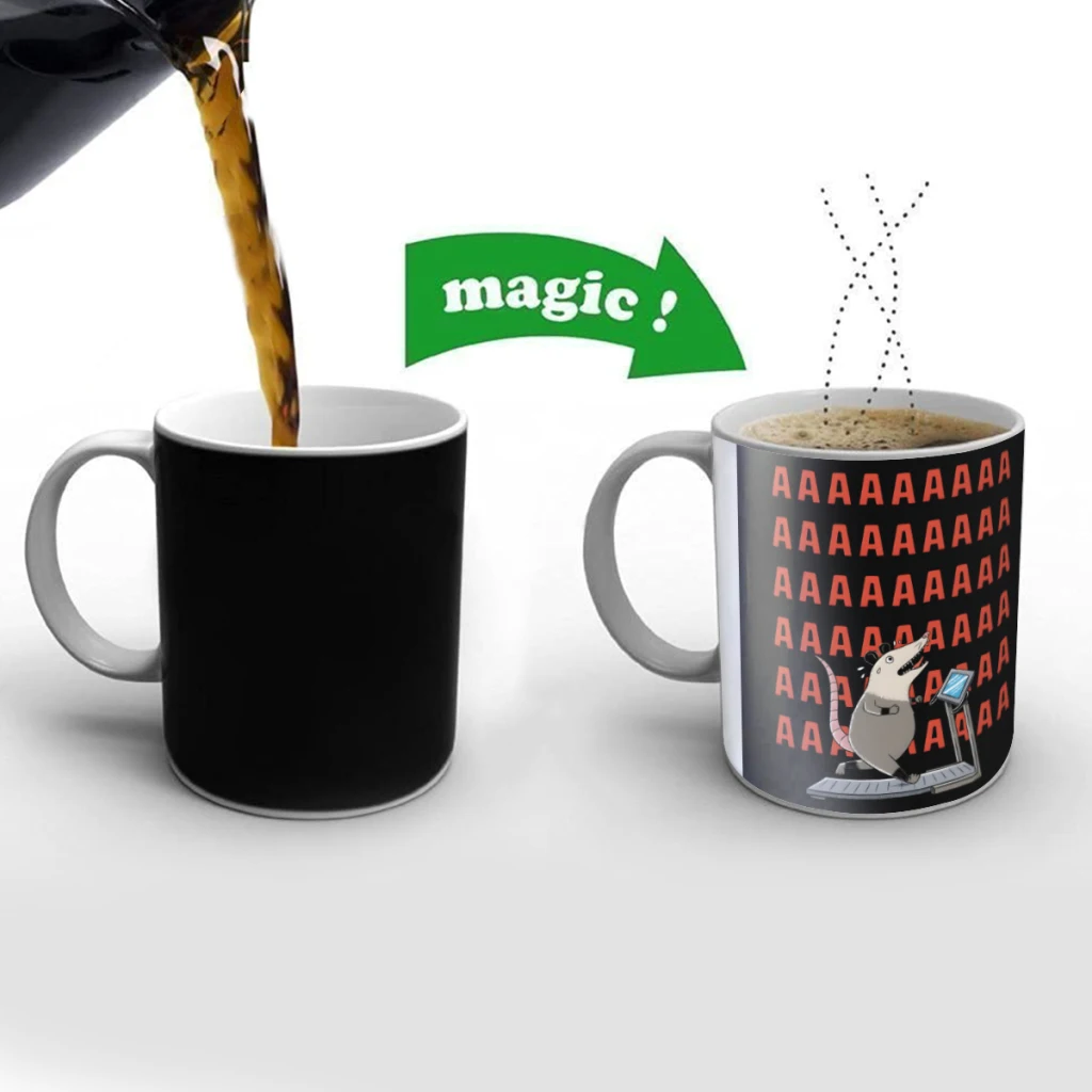 Opossum Gym Creativity Change Color Chang mug Ceramic mug Hot Coffee Cup Breakfast Cup Mug Friend Gift
Opossum Gym Creativity Change Color Chang mug Ceramic mug Hot Coffee Cup Breakfast Cup Mug Friend Gift
