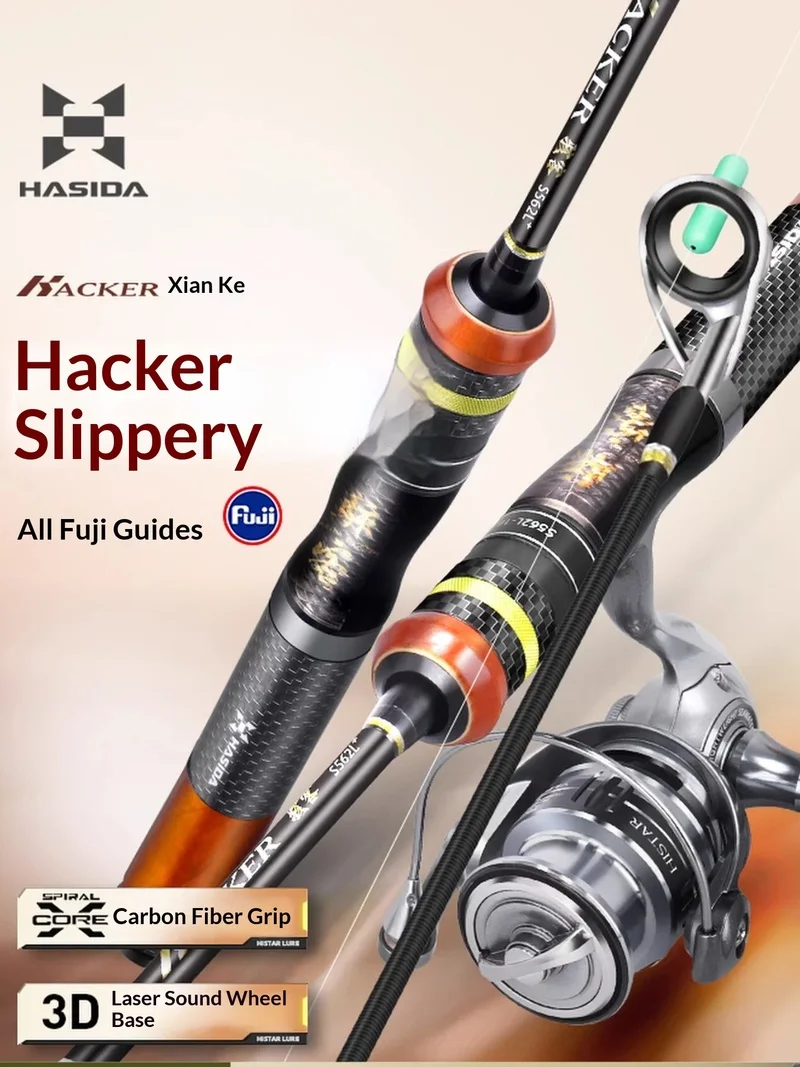 Hasida Hacker Sliding Float Fishing Rod 2025 New Model Fuji Large Guides Carbon Grip Long Casting Premium Full Set For Anglers
Hasida Hacker Sliding Float Fishing Rod 2025 New Model Fuji Large Guides Carbon Grip Long Casting Premium Full Set For Anglers