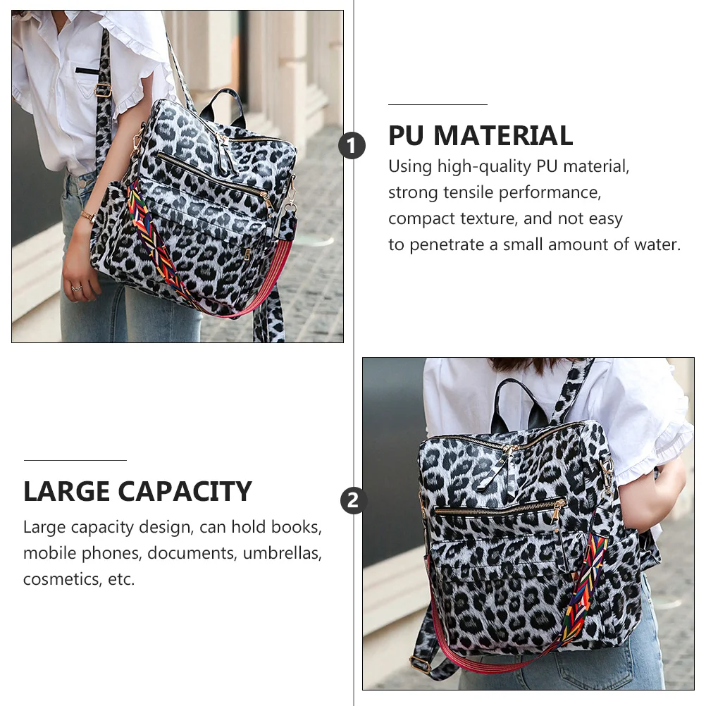 1Pcs Large Storage Leopard Pattern Backpack Waterproof Design Trendy Handbag for College Commute Party Daily Use Student Bookbag
1Pcs Large Storage Leopard Pattern Backpack Waterproof Design Trendy Handbag for College Commute Party Daily Use Student Bookbag