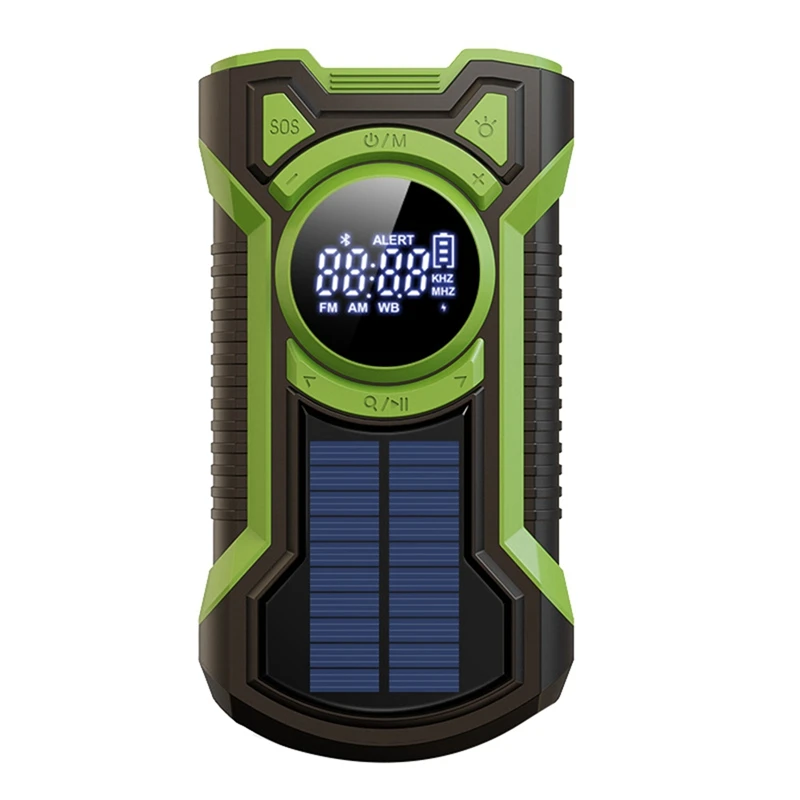 Hand Crank Portable AM/FM/NOAA Solar Radio Emergency Radio With LED Flashlight Bluetooth 5.0 Speaker-C
Hand Crank Portable AM/FM/NOAA Solar Radio Emergency Radio With LED Flashlight Bluetooth 5.0 Speaker-C
