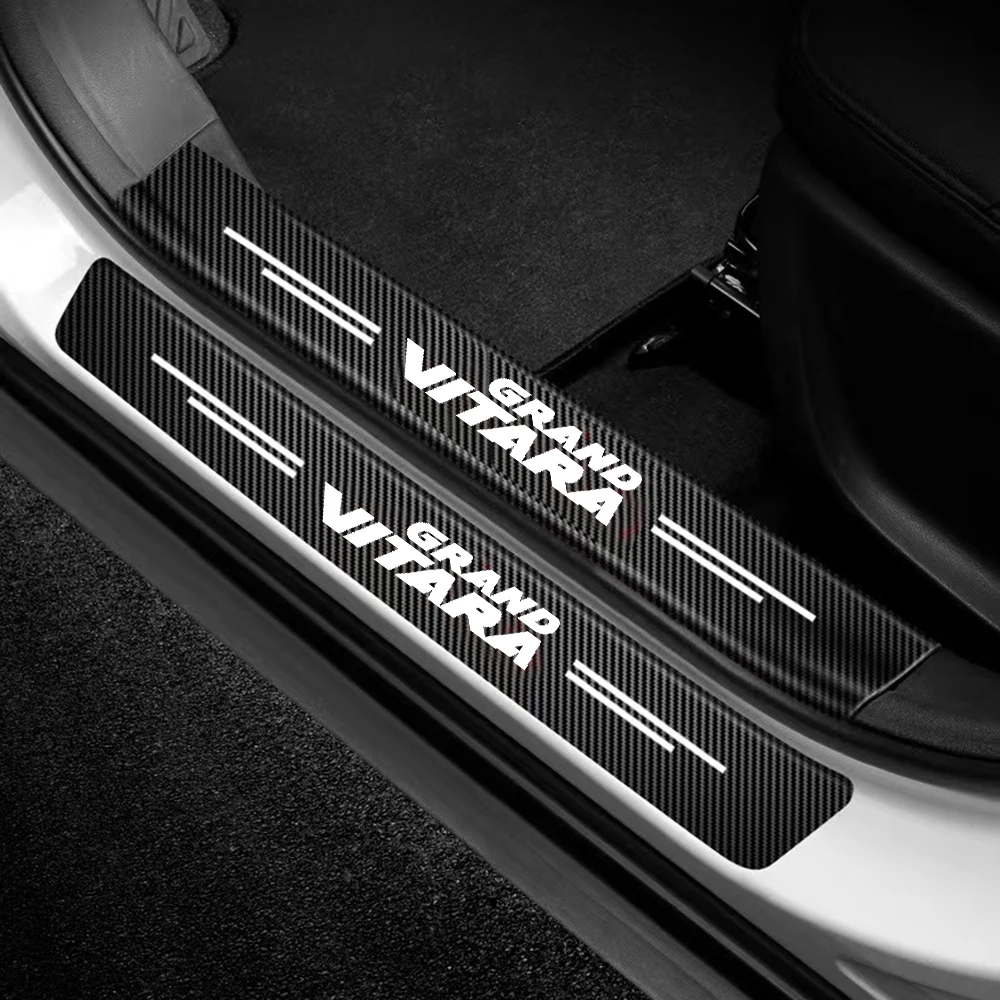 4pcs Car Door Sill Protector Stickers Carbon Fiber Threshold Strip For Suzuki Vitara Door Entry Guard
4pcs Car Door Sill Protector Stickers Carbon Fiber Threshold Strip For Suzuki Vitara Door Entry Guard