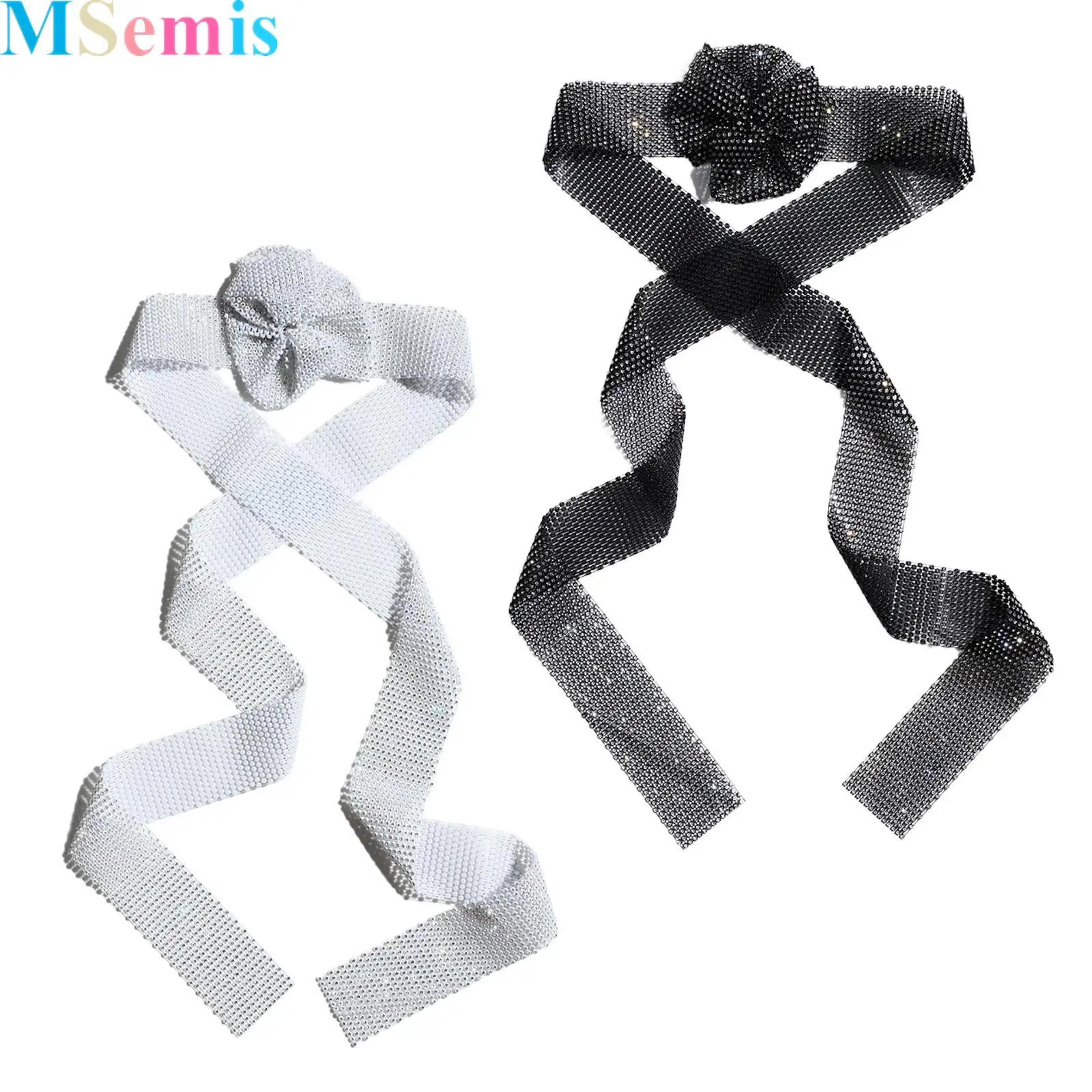 Women Rhinestone Skinny Scarf Flower Rose Shiny Crystal Fashion Thin Long Neckscarf Party Neck Tie Choker
Women Rhinestone Skinny Scarf Flower Rose Shiny Crystal Fashion Thin Long Neckscarf Party Neck Tie Choker