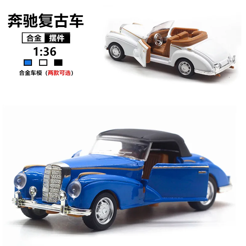 1:36 Scale Vintage Mercedes-Benz Diecast Alloy Car Model Pull Back Toy Perfect for Kids Boys Collectible Desktop Decoration
1:36 Scale Vintage Mercedes-Benz Diecast Alloy Car Model Pull Back Toy Perfect for Kids Boys Collectible Desktop Decoration