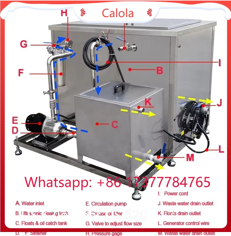 High Quality Auto Parts Ultrasonic Cleaning Equipment 360L CE Certified Industrial Machine
High Quality Auto Parts Ultrasonic Cleaning Equipment 360L CE Certified Industrial Machine
