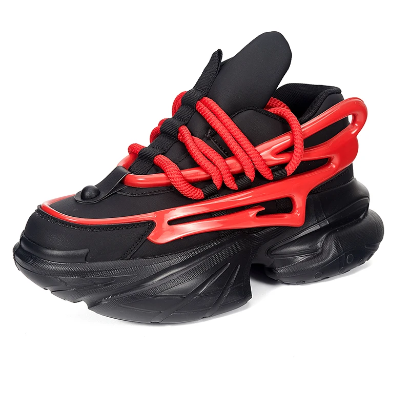 Trendy Mens Chunky Sneakers Plus Size 45 Comfortable Lace-up Designer Sports Shoes Men Breathable Height Increased Shoes for Men
Trendy Mens Chunky Sneakers Plus Size 45 Comfortable Lace-up Designer Sports Shoes Men Breathable Height Increased Shoes for Men