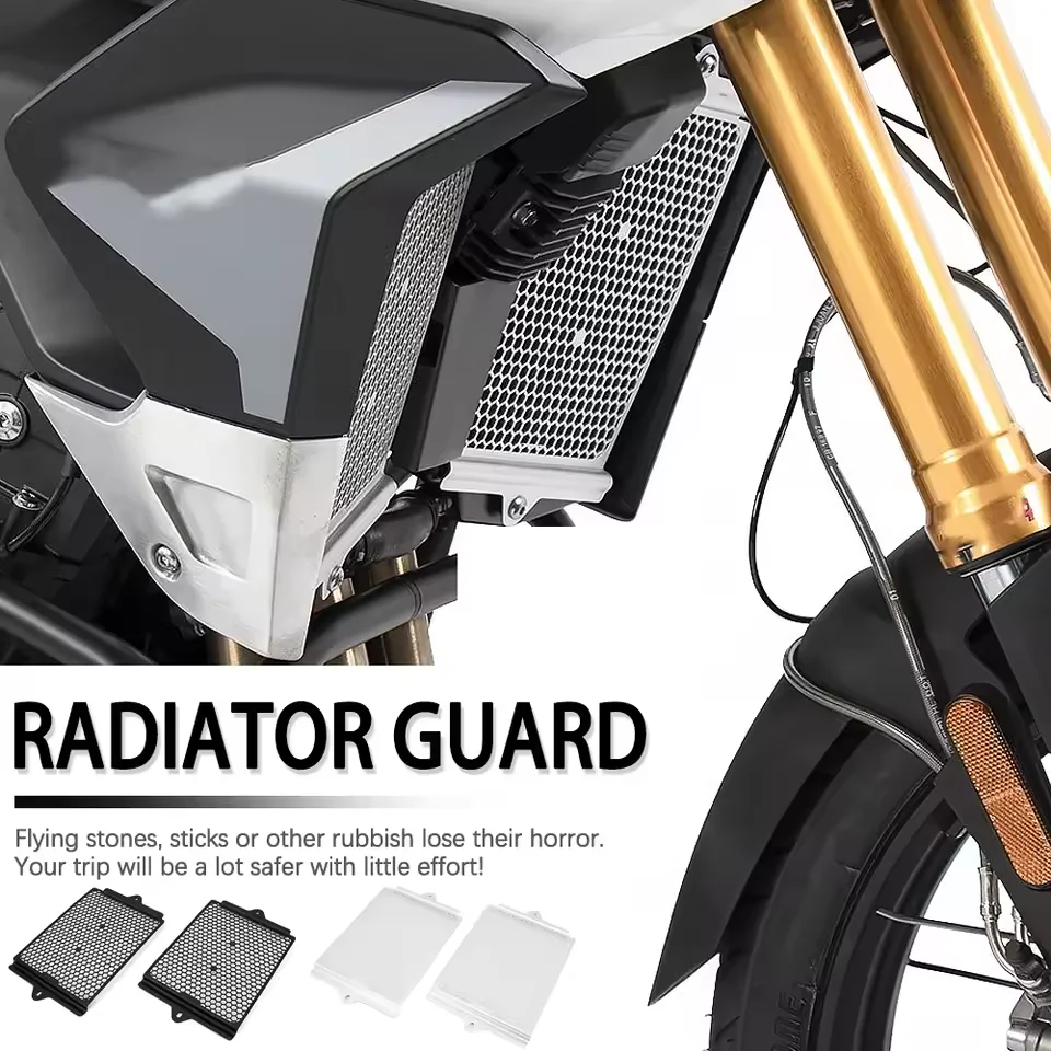 2020 2021 Motorcycle Radiator Guard Protector Grille Grill Cover For TIGER 850 Sport For Tiger 900 /GT/GT Pro/Rally/Rally Pro 
2020 2021 Motorcycle Radiator Guard Protector Grille Grill Cover For TIGER 850 Sport For Tiger 900 /GT/GT Pro/Rally/Rally Pro