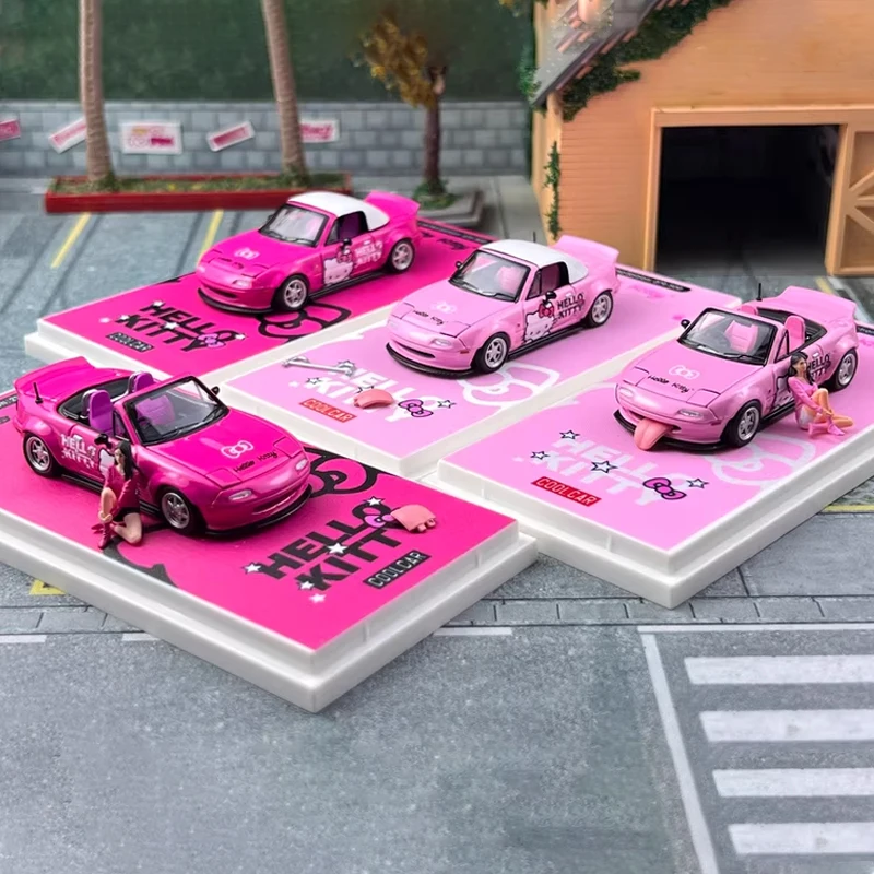 In Stock Genuine Hellokitty Cool Car 1:64 Mx5 Pink Deep Pink Alloy Motor Vehicle Diecast Metal Model Collectibles Gifts
In Stock Genuine Hellokitty Cool Car 1:64 Mx5 Pink Deep Pink Alloy Motor Vehicle Diecast Metal Model Collectibles Gifts