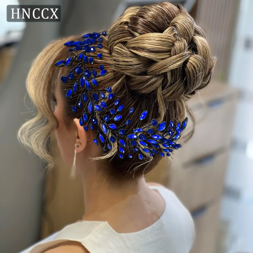 HNCCX Luxury Blue Color Rhinestone Hair Band Wedding Headband Tiara Women Party Pageant Bridal Hair Accessories Jewelry CP799
HNCCX Luxury Blue Color Rhinestone Hair Band Wedding Headband Tiara Women Party Pageant Bridal Hair Accessories Jewelry CP799