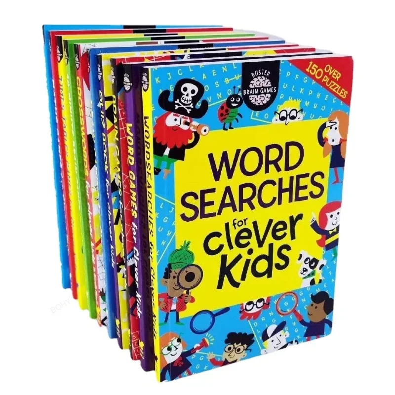 10Pcs Word Searchs Brain Maths Times Tables Games Quiz Travel Puzzles for Clever Kids English Reading Book Children Education
10Pcs Word Searchs Brain Maths Times Tables Games Quiz Travel Puzzles for Clever Kids English Reading Book Children Education