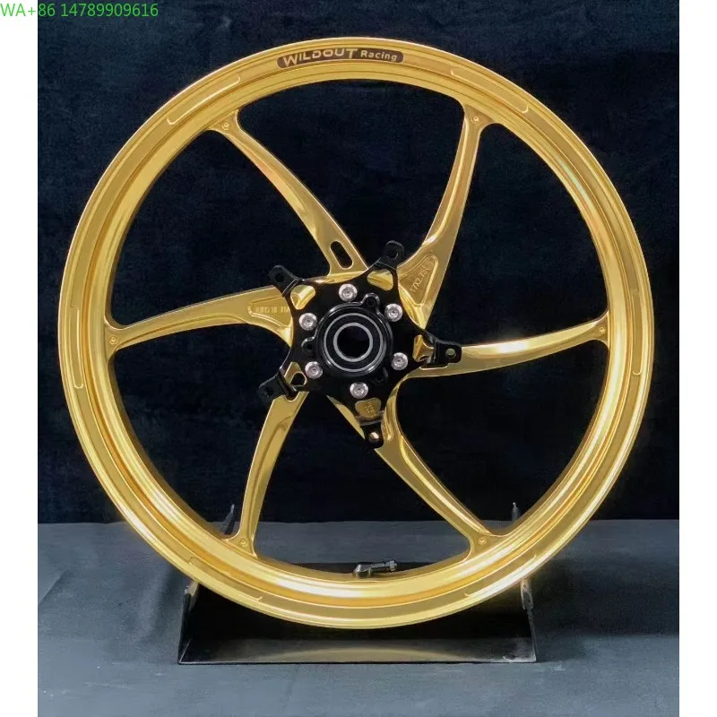 Zhang Xue Edition WSBK Forged Wheels for YZF-R3. 17x3.5 17x5.5 CNC 6061-T6 Racing Rims. Custom Moto GP Billet Alloy Hub.
Zhang Xue Edition WSBK Forged Wheels for YZF-R3. 17x3.5 17x5.5 CNC 6061-T6 Racing Rims. Custom Moto GP Billet Alloy Hub.