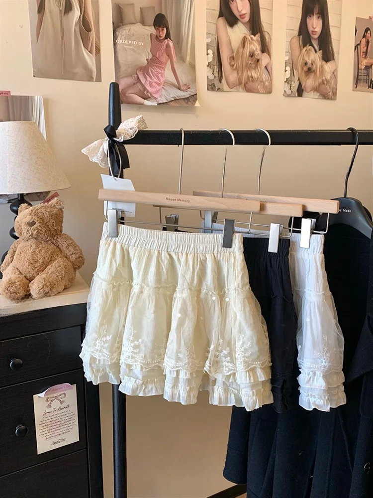 Корейская эластичная кружевная юбка с высокой талией, женская юбка-торт на весну и лето, уличная юбка трапециевидной формы Pure Desire
Корейская эластичная кружевная юбка с высокой талией, женская юбка-торт на весну и лето, уличная юбка трапециевидной формы Pure Desire